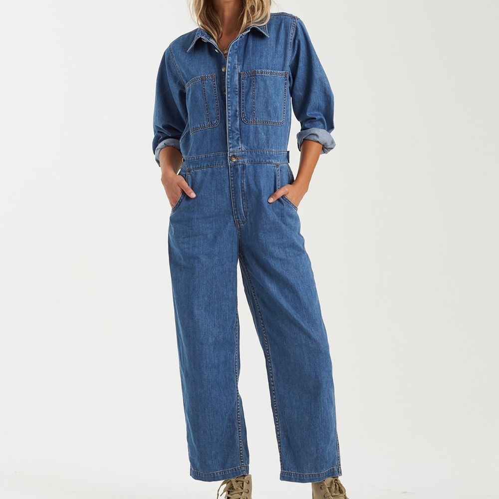 Billabong Endless Days denim jumpsuit, size S. - Picture 14 of 14